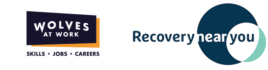 Wolves at Work and Recovery Near You Logos