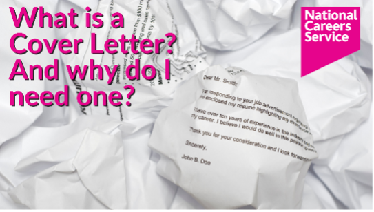 NCS – What is a Cover Letter? And why do I need one?